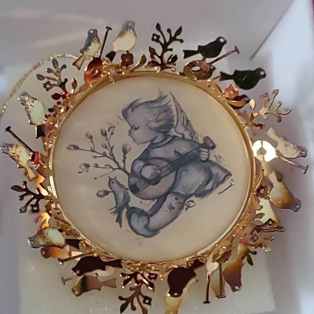 Vintage 1988 Hummel 24kt  Gold  finish Christmas ornaments collection Bundled 4 - Picture 10 of 10